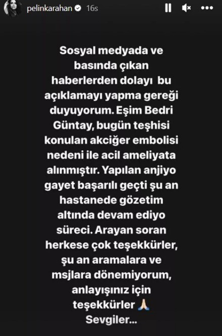 Pelin Karahan açıkladı!